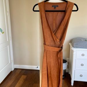Suede Dress by Banana Republic